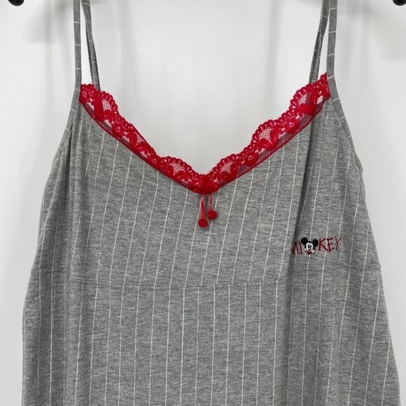 Adorable Lingerie Mickey Mouse red lace trim slip - Picture 6 of 16